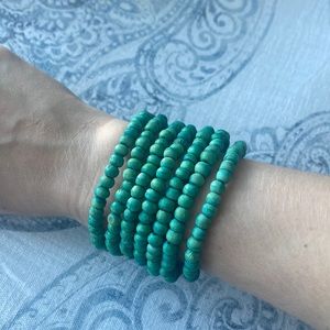 Erika Pena Layered Beaded Cuff Bracelet